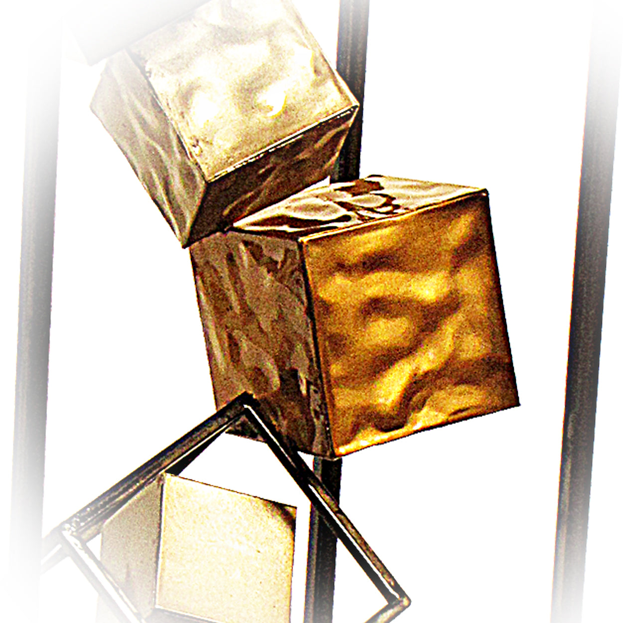 1001181: Cube Lamp Table
