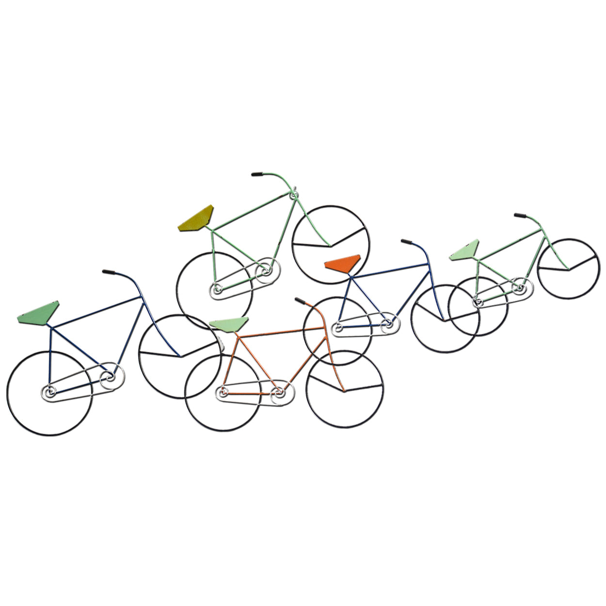 2050595: Metal Wall Art Bicycles