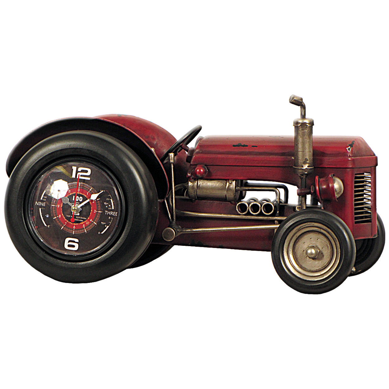 2070201: Red Tractor clock