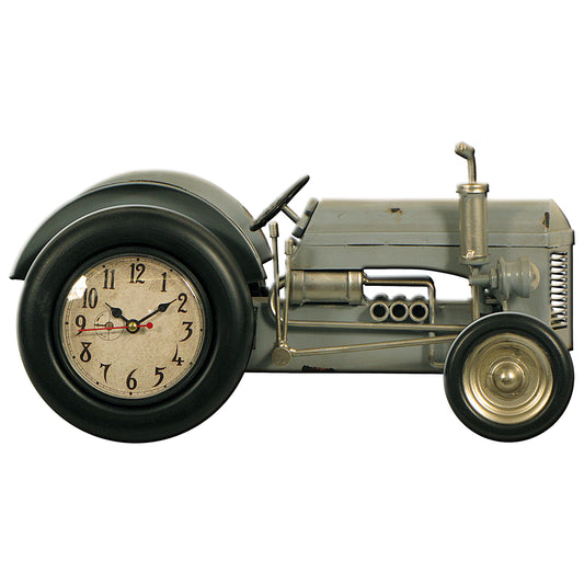 2070202: Grey Tractor clock